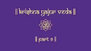 KRISHNA YAJUR VEDA  PART 9  KRISHNA YAJUR VEDA CHANTING  SAMHITA  VEDIC CHANTS veda parichayam [upl. by Alakcim]