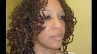 how to curl your locs using loc rollers pt1 [upl. by Sekyere71]