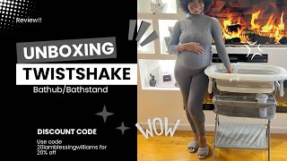 TWISTSHAKE baby Bathub and Bathshand unboxing review reasons to buy it iamblessingwilliams [upl. by Gyasi]