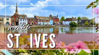 St Ives Cambridgeshire England  Town Walk [upl. by Aicinod]