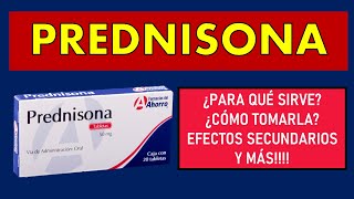 🔴 PREDNISONA  PARA QUÉ SIRVE EFECTOS SECUNDARIOS MECANISMO DE ACCIÓN Y CONTRAINDICACIONES [upl. by Alhahs]