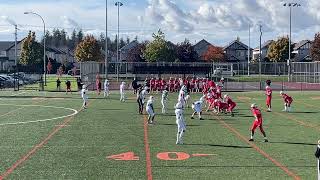 JV Football Holy Cross Crusaders Away vs Lord Tweedsmuir  Oct 16 2024 [upl. by Dnalkrik299]