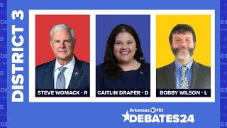 Election 2024 Arkansas PBS Debates  US District 3  Press Conferences [upl. by Nayr2]