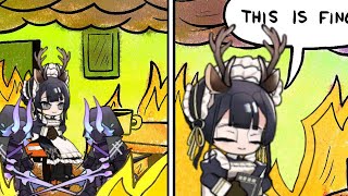 this is fine  FCEX2 CM Higashiknights 4 ops [upl. by Atinuj]