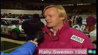 Ari Vatanen  Bruno Berglund Swedish rally 1992 😯 [upl. by Ernestus839]