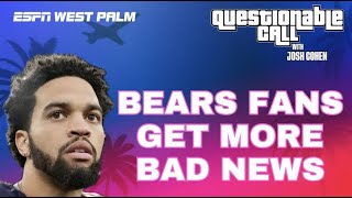 NFL UPDATE More Bad News For The Chicago Bears Players Quit Want Caleb Williams BENCHED [upl. by Nennerb]