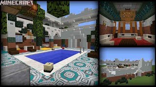 Minecraft  Concrete and Terracotta Moroccan House Tutorial [upl. by Reinold817]