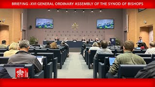 05 October 2024  Briefing  XVI General Ordinary Assembly of the Synod of Bishops [upl. by Lach]