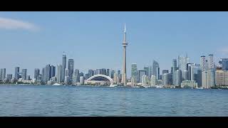 Toronto Down Town Day View from Centre Island torontodowntown [upl. by Brandenburg]