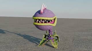 Chomper Animation test PvZ GW [upl. by Sherrill]