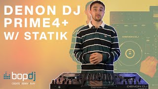 Denon DJ Prime 4 Performance amp Talk Through w Statik [upl. by Jenks]