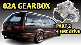 02A GEARBOX B3 PASSAT PD150 CONVERSION [upl. by Nylrats467]