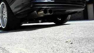 E46 2001 330 Highline full catback exhaust with ebay headers [upl. by Ahselrak]