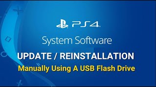 How to Update or Reinstall PS4 System Software Using a USB Drive if it Wont Start [upl. by Carmelo764]