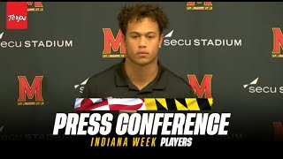 Maryland Football  Caleb Wheatland Josh Kaltenberger Billy Edwards Jr Press Conference [upl. by Noral]