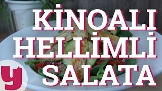 Kinoalı Hellimli Salata Tarifi Lezzetli Hafif  Yemekcom [upl. by Cleopatre176]