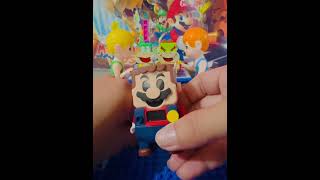 Lego Mario and Lego Tanooki returned suit to each other 10 shorts viralvideo asmr toys [upl. by Eiderf]