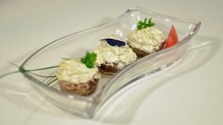 80  Frischkäse Champignons  gefüllt  KanalELF  REZEPTE [upl. by Asquith]