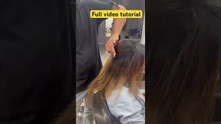 Full hairstyles tutorial youtubeshorts shortvideo hairstyle hairbun hair haircut [upl. by Ahsakat]