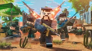 40 Players attempt to Survive a Minecraft WAR [upl. by Liesa]