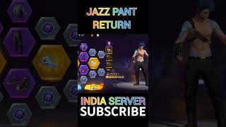 Rifat ff new shorts video jazz pant return to india server trendingshorts freefire [upl. by Ahsikyw]