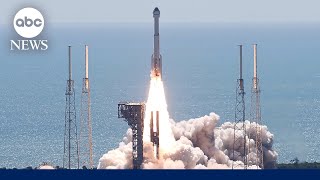 Boeings Starliner spacecraft launches first ever crewed test flight [upl. by Naor]