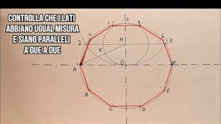 Costruzione decagono data circonferenza [upl. by Maren228]