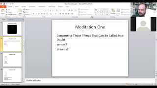 Descartes Meditation One Conclusion [upl. by Cire811]