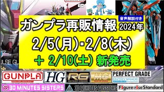 ガンプラ再販 25週 28 210新発売 HGベアッガイオハナ RGフォースインパルスガンダムSpecⅡ MG FMカラミティガンダムクリアカラー PG ザクⅡ 30MM 30MS [upl. by Atikihs]