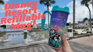 Disney Resort Refillable Mug  Walt Disney World [upl. by Adaminah]