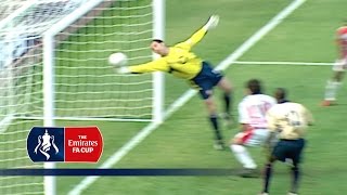 David Seamans incredible FA Cup save  From The Archive [upl. by Ahcilef656]