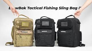 KastKing Tactical Fishing Backpack Sling Bag [upl. by Aeel804]