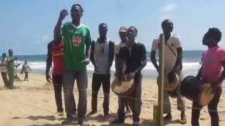 Zouglou music in GrandBassam Cote dIvoire [upl. by Nimzzaj609]