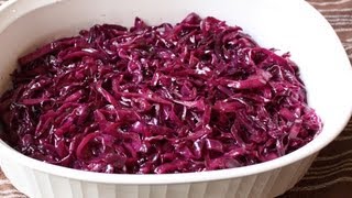 Braised Red Cabbage Recipe  Sweet amp Sour Braised Red Cabbage Side Dish [upl. by Fanestil]