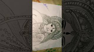 Navratri special drawing godsdrawing navratri gods durgamaadrawing shortsfeed viral [upl. by Nomelc]