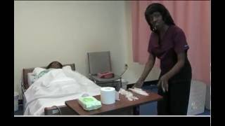 Assisting with Use of Bed Pan  CNA 1 North Carolina State Skill [upl. by Georgeta]