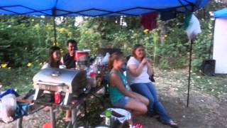 Projector karaoke camping [upl. by Boote861]