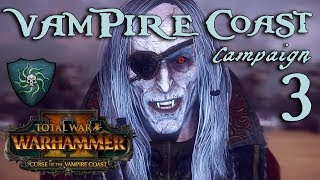 SLAAN GOLD QUEST Total War Warhammer 2  Vampire Coast Campaign  Luthor Harkon 3 [upl. by Leighton205]