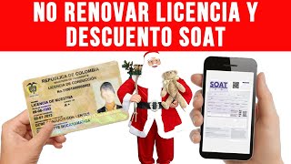 ¡CUIDADO NO RENOVAR LICENCIA y DESCUENTO SOAT  SEGURO OBLIGATORIO [upl. by Dinesh]