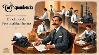 Funciones del personal Subalterno  Conserjes Auxiliar de control ete La correspondencia [upl. by Ahsilrak742]