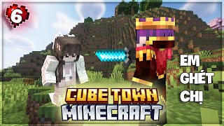 Tôi Nổi Giận Với SANZ Và Chào Đón Thành VIên Mới  Minecraft CUBE TOWN 6 [upl. by Nylirret377]