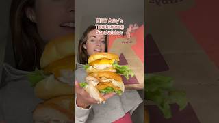 NEW Arby’s Thanksgiving Sandwiches 🦃❤️🥪 arbys arbysmenu thanksgiving turkeysandwich foodie [upl. by Gaut]