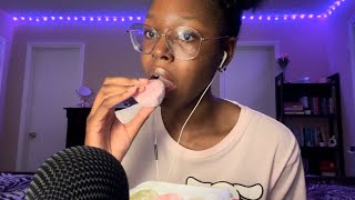 ASMR eating mochi ice cream [upl. by Eilata11]