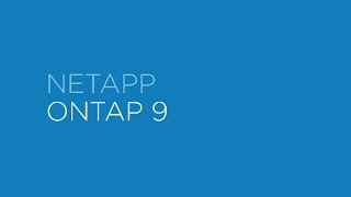 An Introduction to NetApp ONTAP 9 Data Management Software [upl. by Ema]