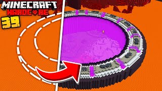 I Built The Worlds Largest NETHER PORTAL in Minecraft Hardcore [upl. by Rozella519]