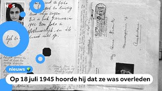 75 jaar geleden Vader van Anne Frank krijgt haar dagboek [upl. by Neyugn89]