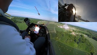 Glider Aerobatics Fun at Lasham  Gliding [upl. by Ennahgiel]