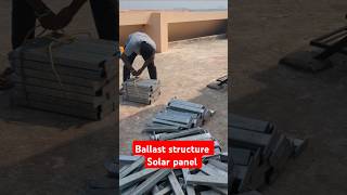 Ballast structure solar panel [upl. by Yatnuahs]