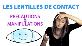 Les lentilles de contact [upl. by Enillebyam660]