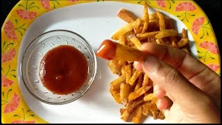 Restaurants style crispy French Fries 🍟  ಕ್ರಿಸ್ಪಿ ಫ್ರೆಂಚ್ ಫ್ರೈಸ್  French fries recipe in Kannada [upl. by Leirum]